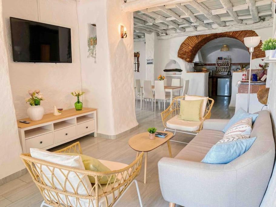 La Palmera. Casa Rural Con Piscina Privada. Benadalid Екстериор снимка